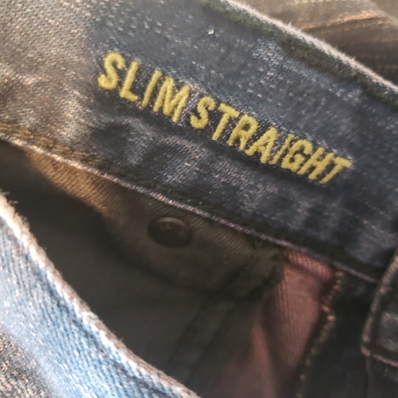 American Eagle Outfitters Men Slim Straight Purple Jean Pants - Picture 6 of 7